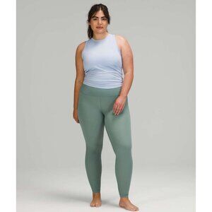 Lululemon Wunder Under High-Rise Luxtrene Tight 28" In Tidewater Teal Size 2